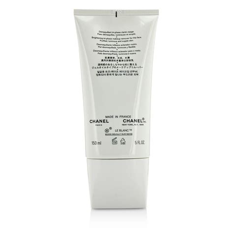 chanel le blanc brightening tri phase makeup remover review|chanel makeup remover.